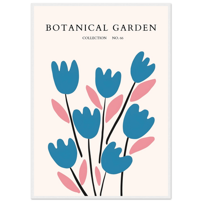 Abstract Botanical Garden Framed Poster – Modern Floral Art Print | Ready-to-Hang in Various Sizes & Frames - Vibrantwalls