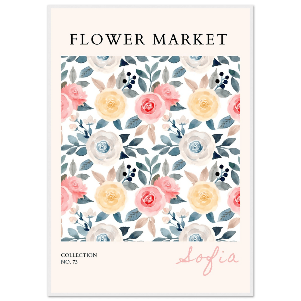 Watercolor Flower Wall Art - Vibrantwalls