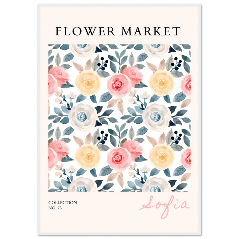 Watercolor Flower Wall Art - Vibrantwalls