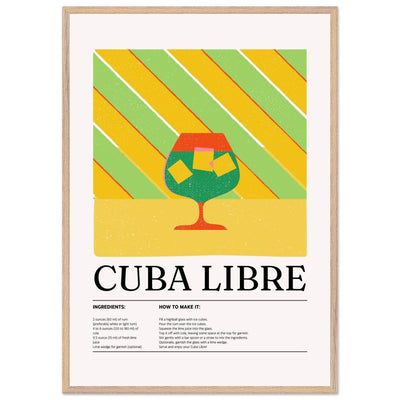 Cuba Libre Cocktail Recipe - Vibrantwalls