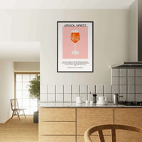 Wall Art Aperol Spritz Bar Poster Framed - Vibrantwalls