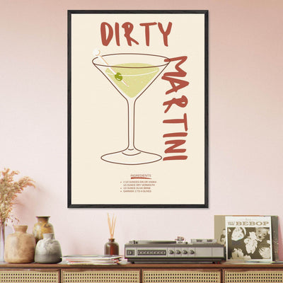 Dirty Martini Cocktail - Vibrantwalls