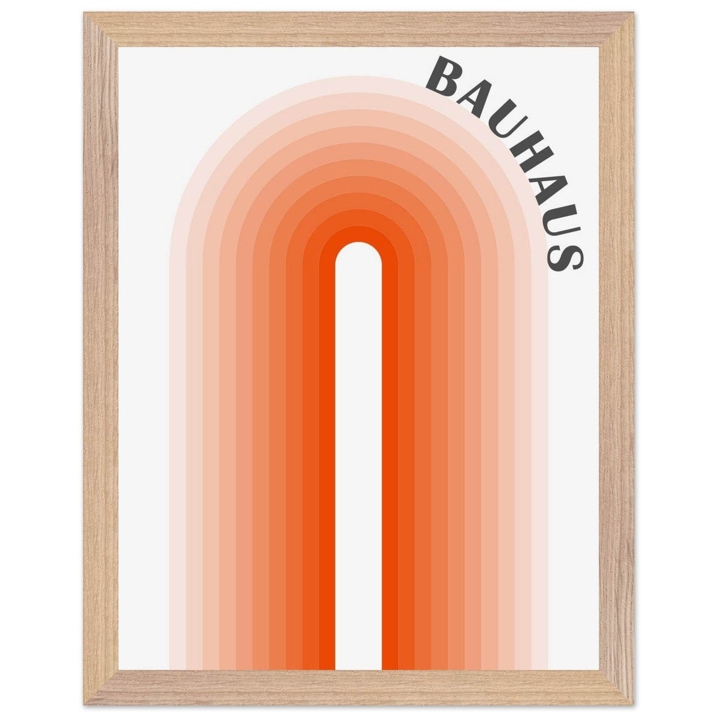 Bauhaus-Style Gradient Arch - Vibrantwalls