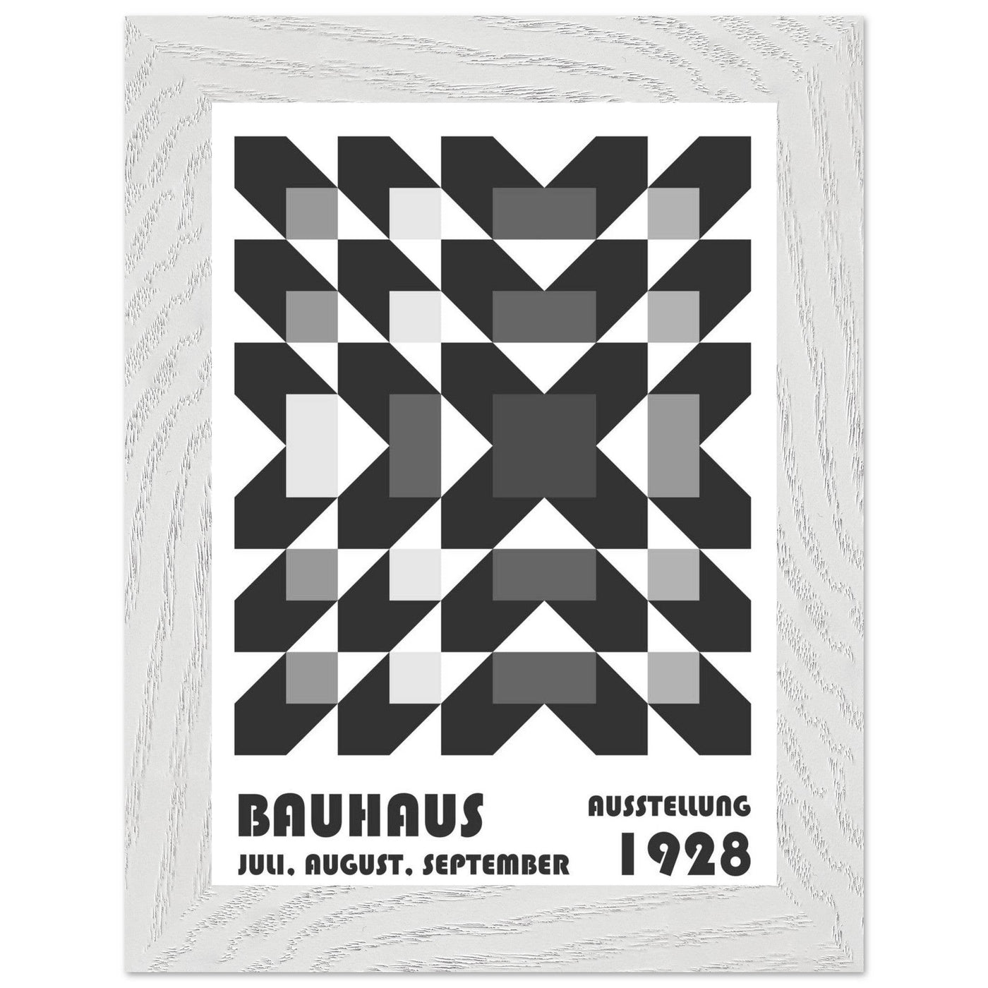 Bauhaus-Style Geometric Grid - Vibrantwalls