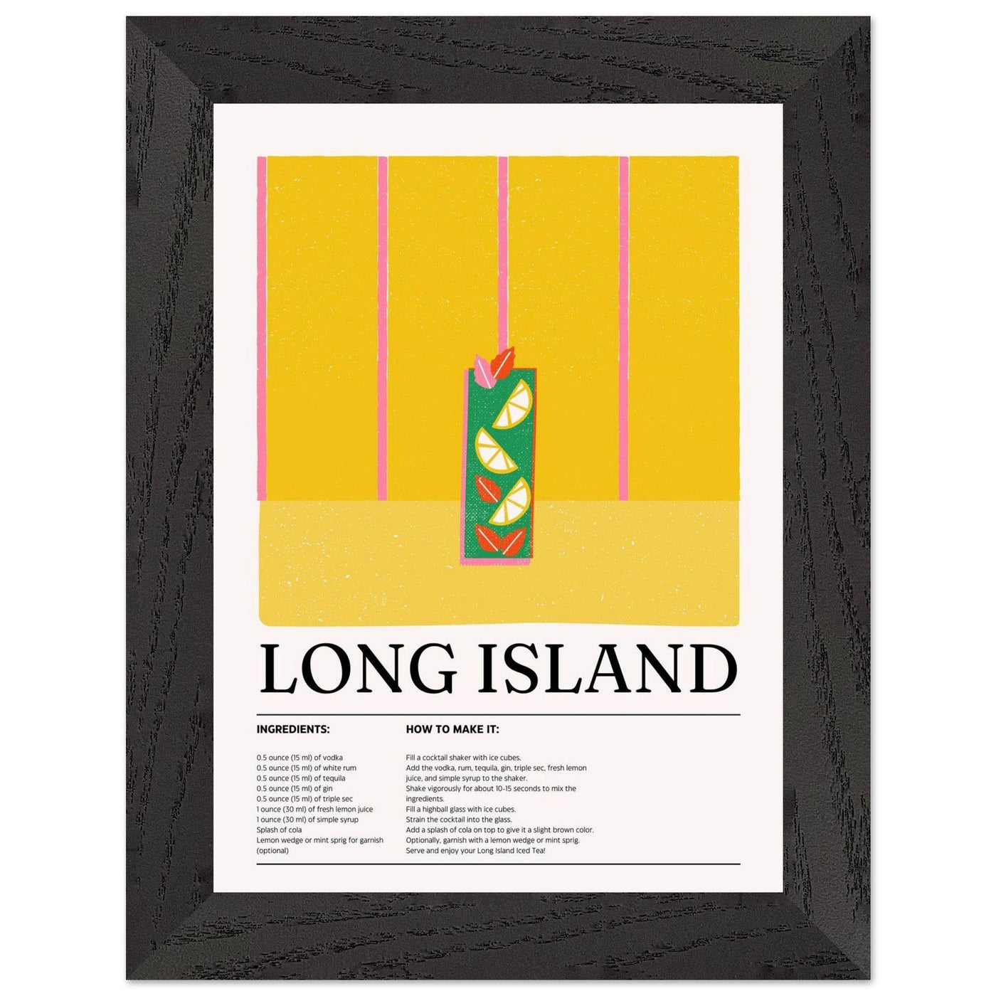 Long Island Iced Tea Recipe Party Drink - Vibrantwalls