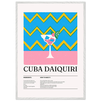 Cuba Daiquiri Cocktail Recipe - Vibrantwalls