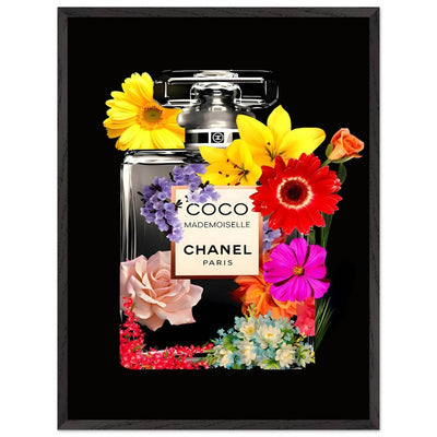 Vibrant Coco Mademoiselle Floral Art Print - Premium Framed Wall Decor in Your Choice of Size & Finish - Vibrantwalls