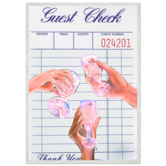 Retro Aesthetic Guest Check - Vibrantwalls