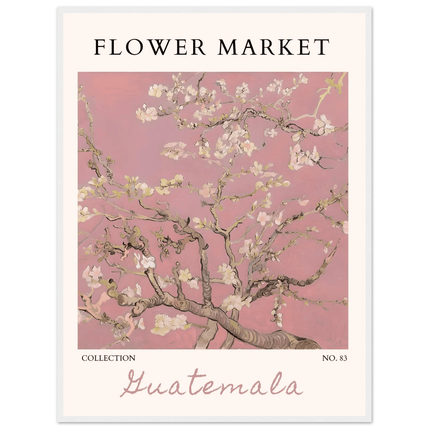 Pink Blossom Nature Framed Poster – Serene Floral Art Print | Ready-to-Hang in Multiple Sizes & Frame Finishes - Vibrantwalls