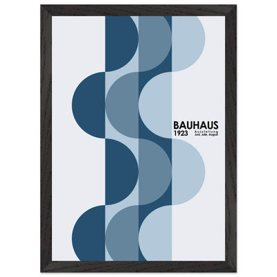 Bauhaus-Style The Blue Design - Vibrantwalls