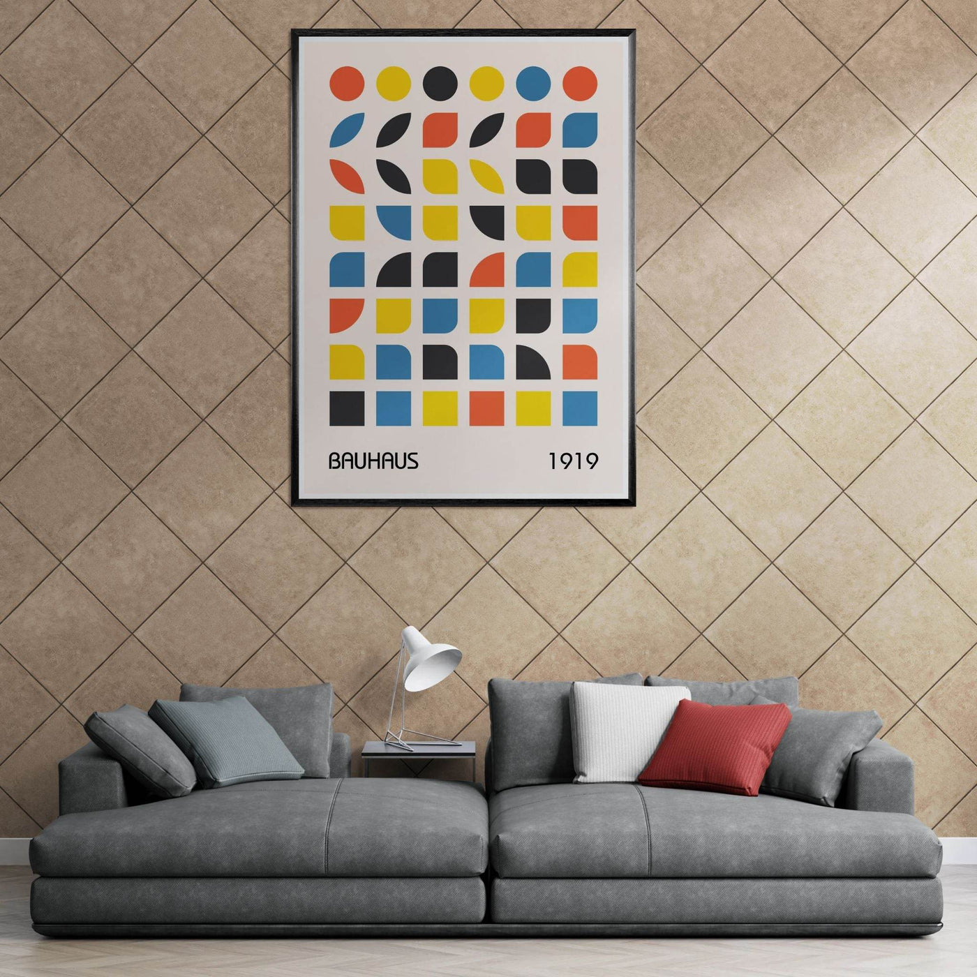 Bauhaus 1919 Geometric Abstract - Vibrantwalls