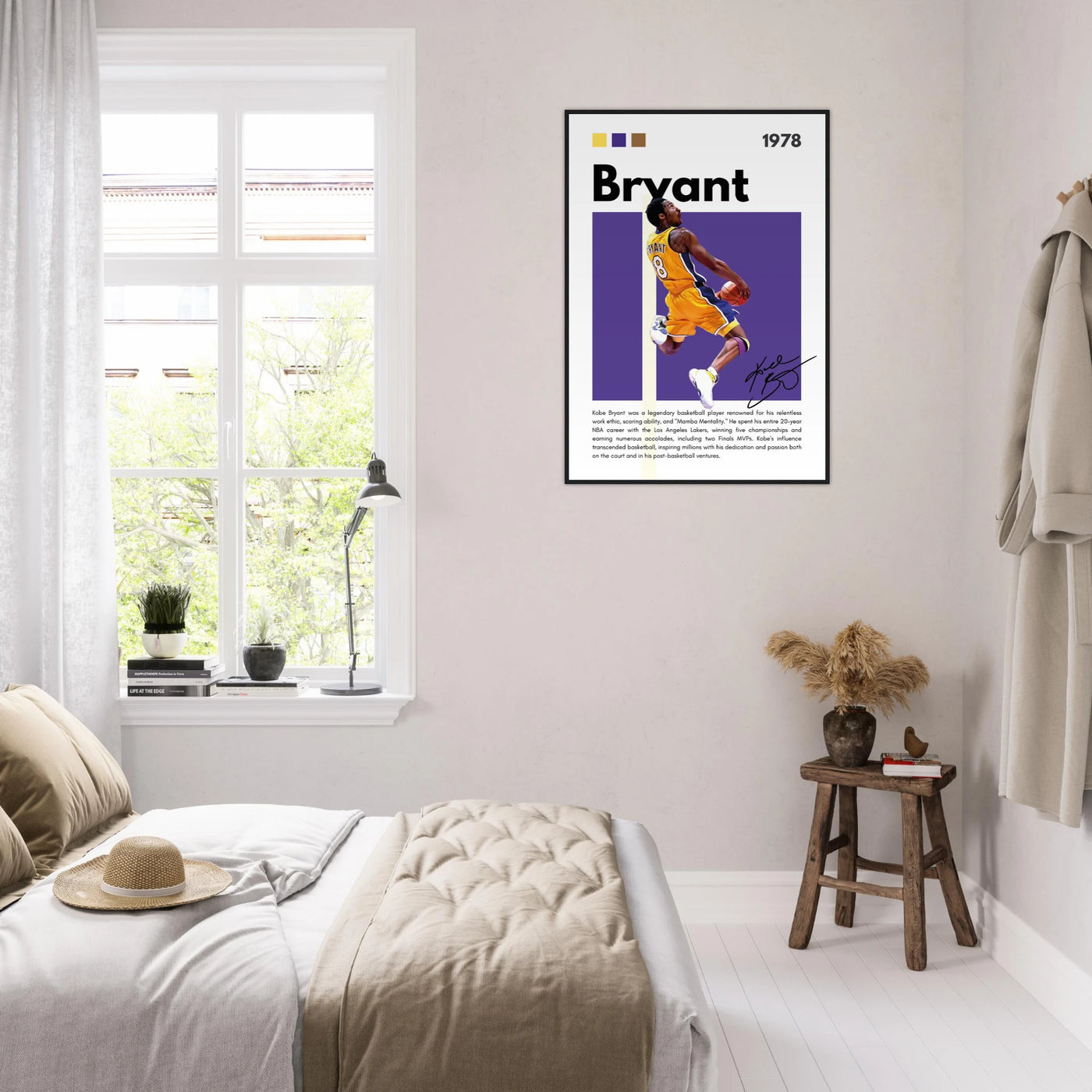 Kobe Bryant Black Mamba Lakers Vintage Poster Vibrantwalls
