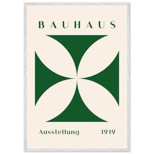 Deep Green Cream Bauhaus 1919 - Vibrantwalls