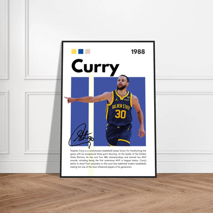Stephen Curry Chef Curry Warriors Framed Poster - Vibrantwalls