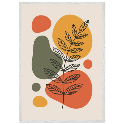 Botanical Nature Journey Abstract Wall Art - Vibrantwalls