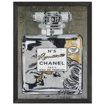 Chanel No. 5 Pop Art Print: Iconic Perfume Art with a Comic Twist, Framed in Your Choice of Style - Vibrantwalls
