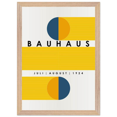 Bauhaus Blue Tunnel Geometric - Vibrantwalls