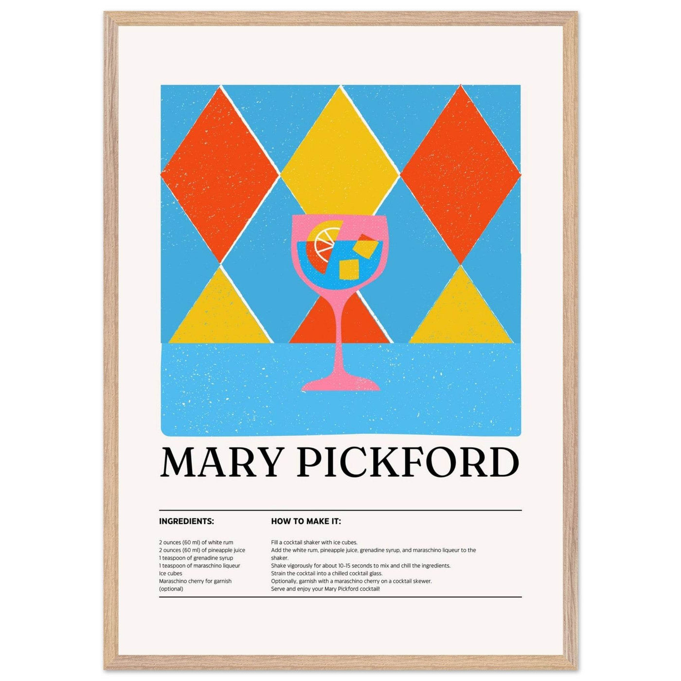 Mary Pickford Cocktail Recipe - Vibrantwalls