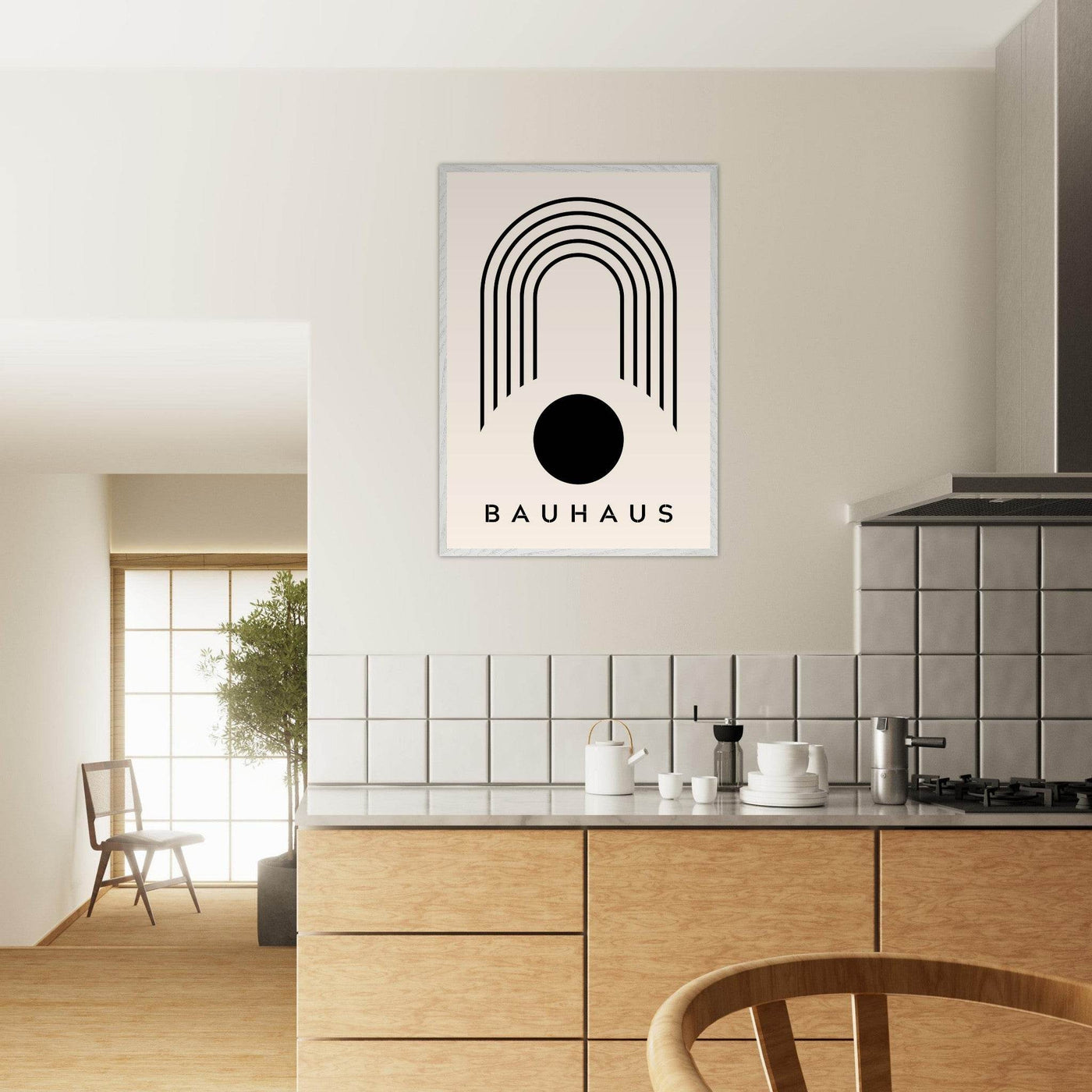 Bauhaus Black & Beige - Vibrantwalls