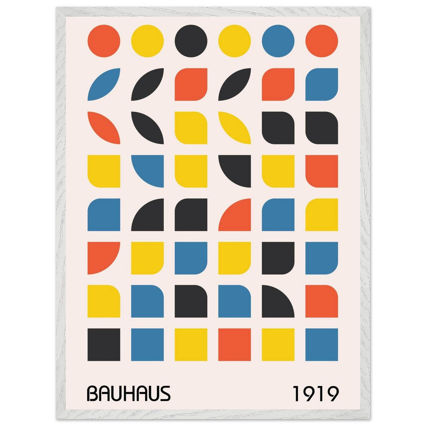 Bauhaus 1919 Geometric Abstract - Vibrantwalls