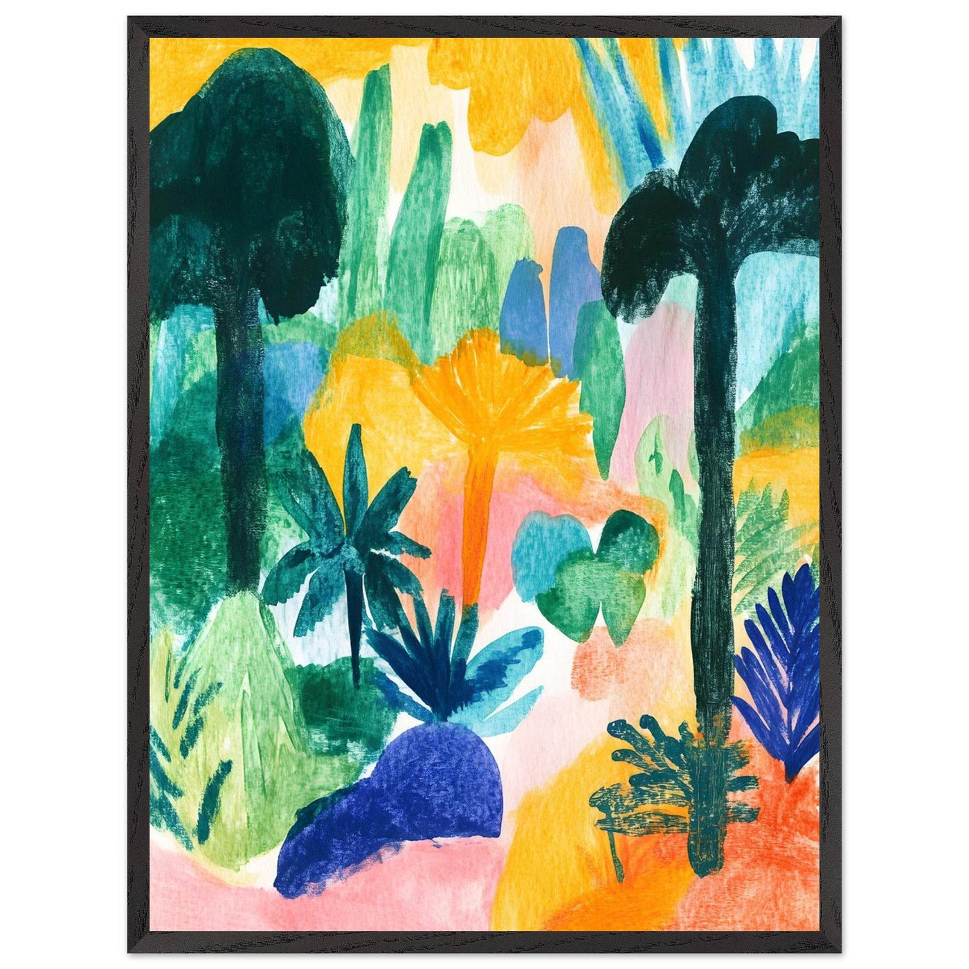 Abstract Tropical - Vibrantwalls