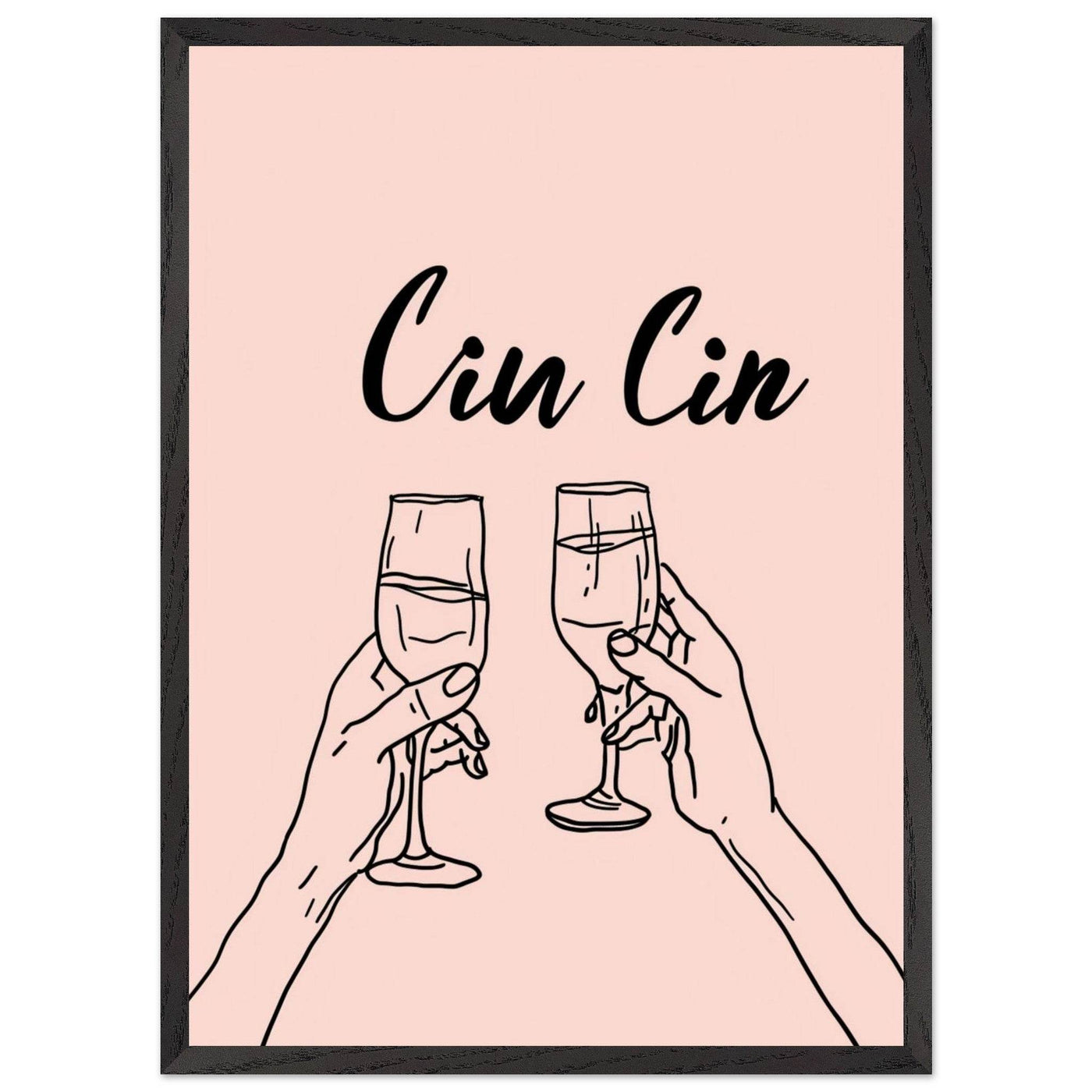 Cin Cin Toast Art Print - Vibrantwalls