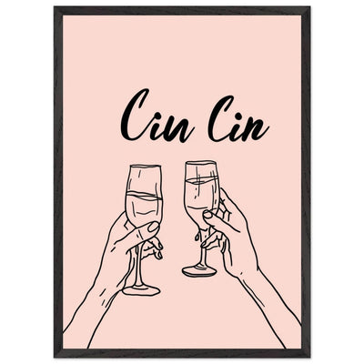 Cin Cin Toast Art Print - Vibrantwalls