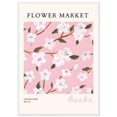 Sakura Pink Bloom Framed Poster – Delicate Floral Art Print | Ready-to-Hang in Your Choice of Frame - Vibrantwalls