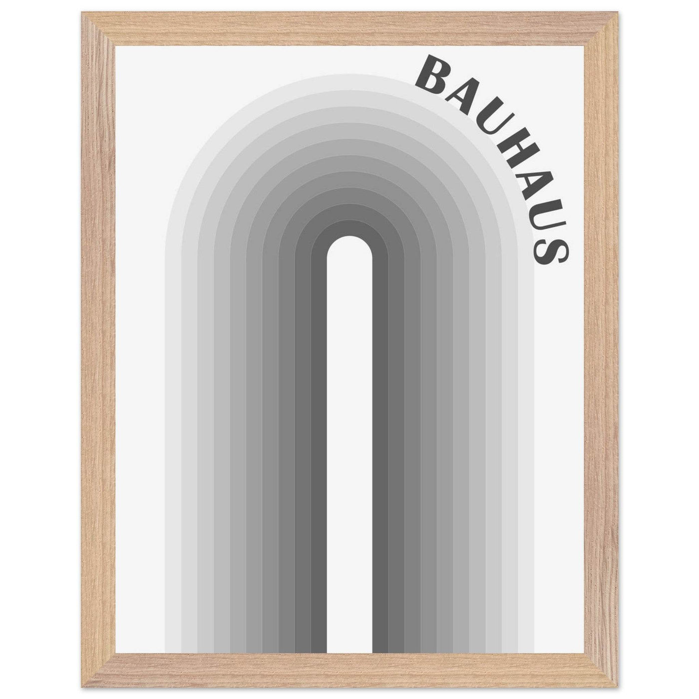 Bauhaus-Style Gradient Arch - Vibrantwalls