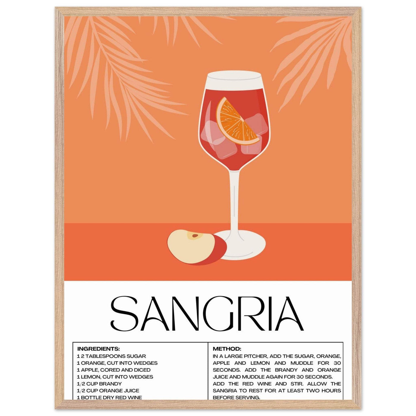 Sangria Cocktail Recipe - Vibrantwalls