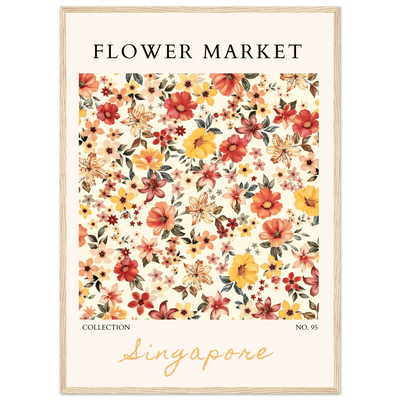 Flower Market Collection Framed Posters – Vibrant Floral Art Prints | Ready-to-Hang in Your Choice of Frame - Vibrantwalls