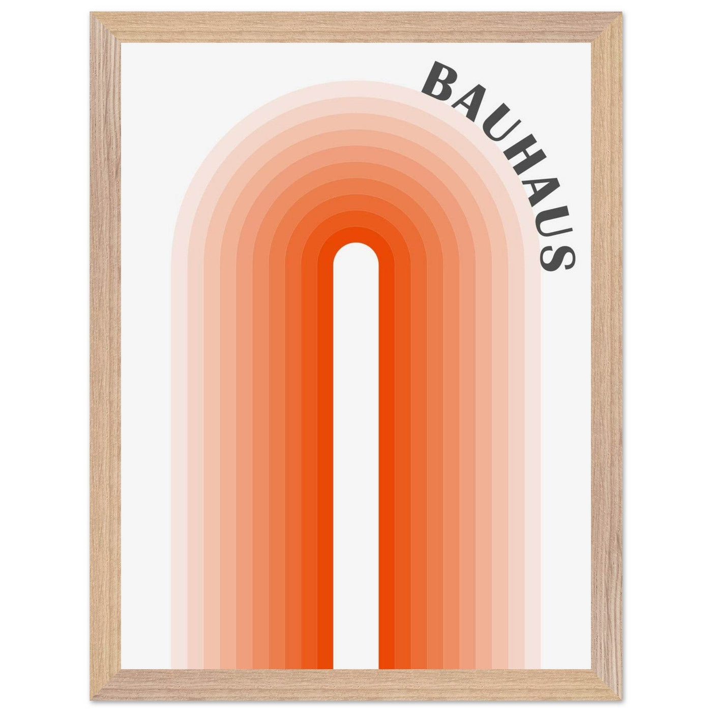Bauhaus-Style Gradient Arch - Vibrantwalls