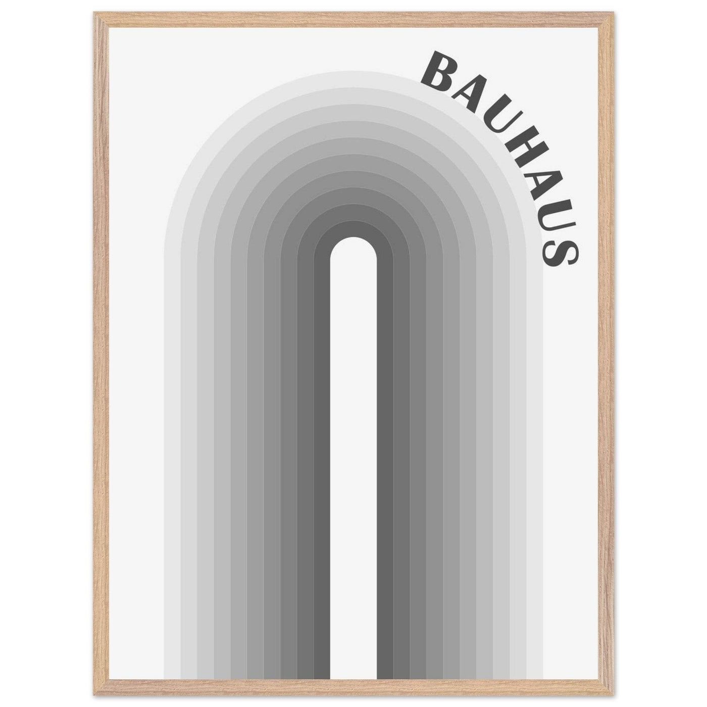 Bauhaus-Style Gradient Arch - Vibrantwalls