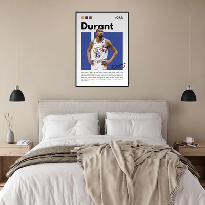 Kevin Durant Slim Reaper Suns Framed Poster Vibrantwalls