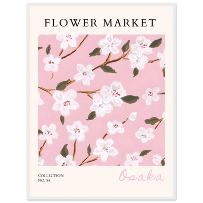 Sakura Pink Bloom Framed Poster – Delicate Floral Art Print | Ready-to-Hang in Your Choice of Frame - Vibrantwalls