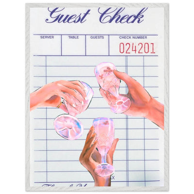 Retro Aesthetic Guest Check - Vibrantwalls