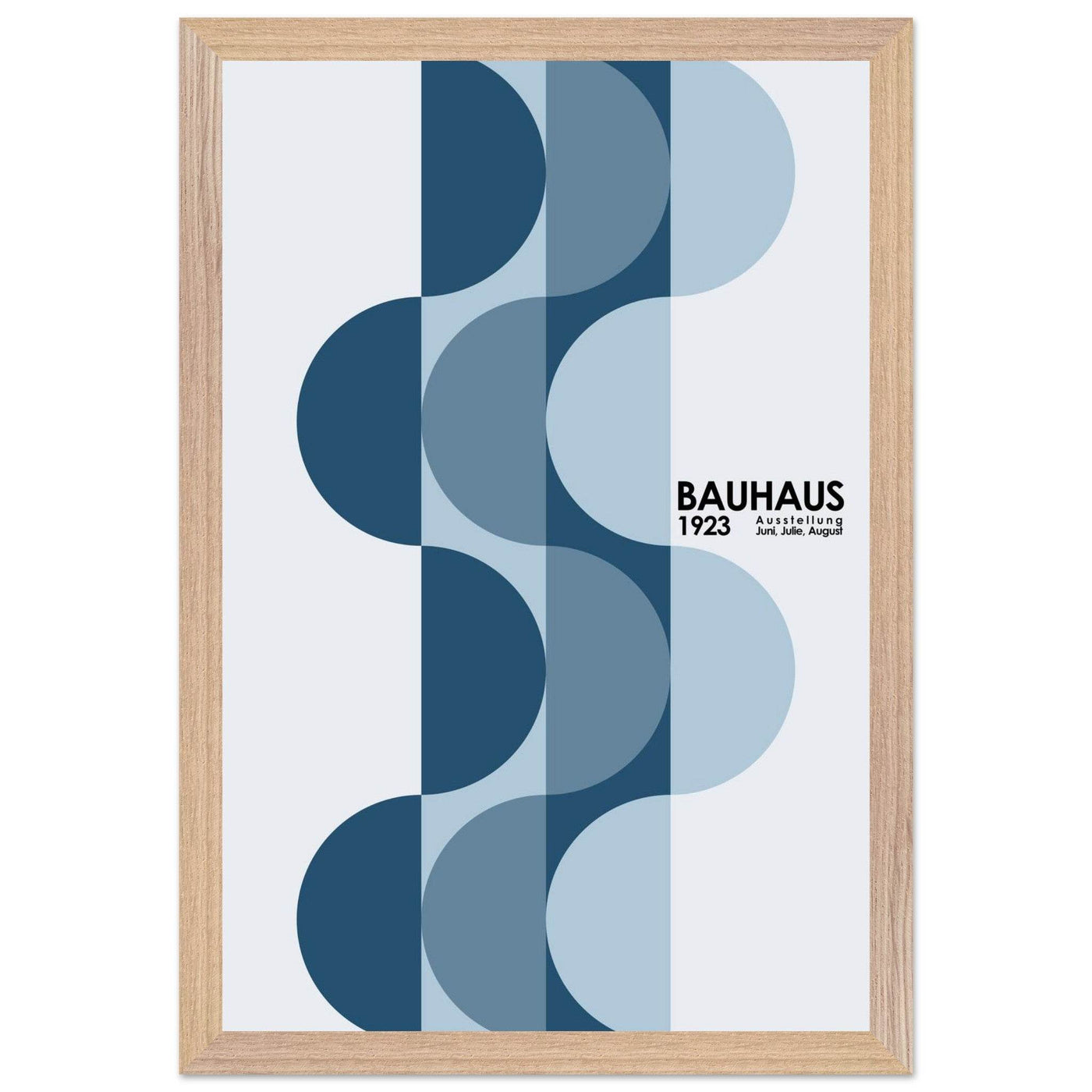 Bauhaus-Style The Blue Design - Vibrantwalls