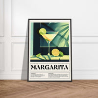 Margarita Cocktail Poster Framed Wall Art - Vibrantwalls