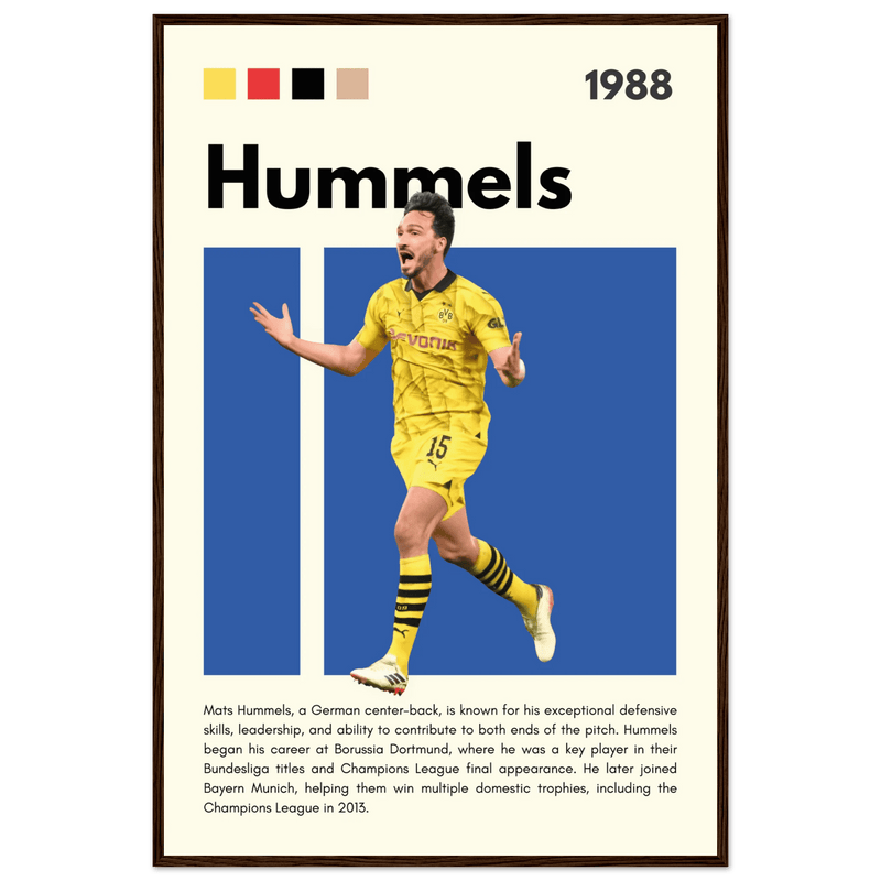 Mats Hummels Wall Art - Vibrantwalls