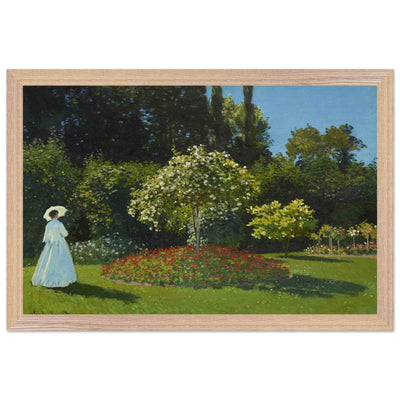 Woman in the Garden Art: Elegant Decor for Nature Lovers - Vibrantwalls