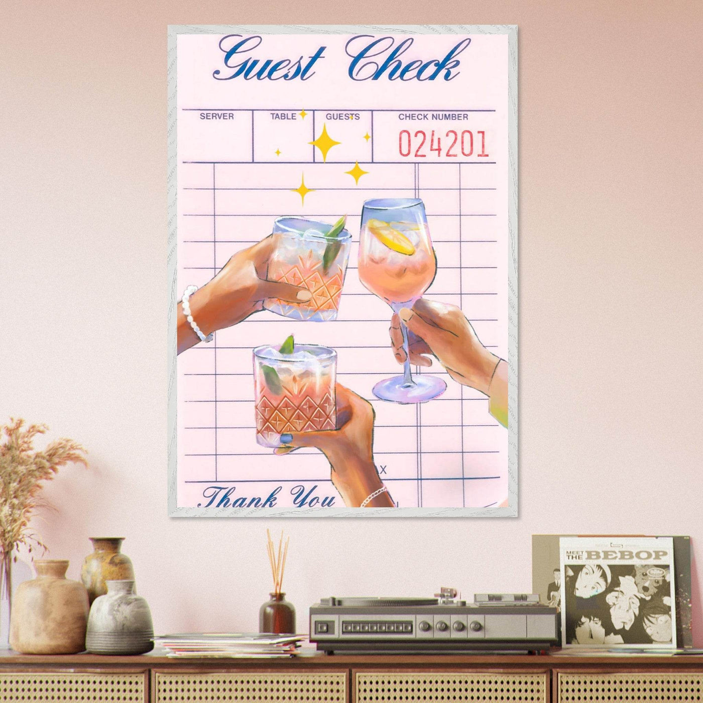Retro Cocktail Recipe - Vibrantwalls
