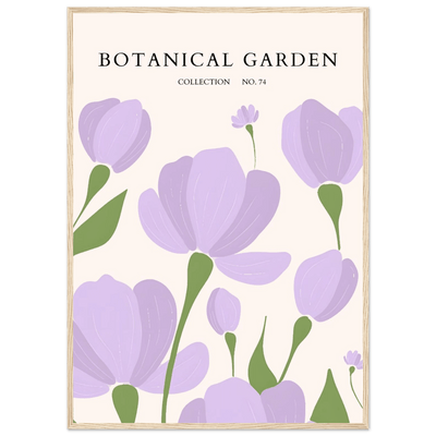 Botanical Garden Elegant Lavender Bloom Art Print - Vibrantwalls
