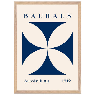 Bauhaus Exhibition 1919 - Navy Cream - Vibrantwalls