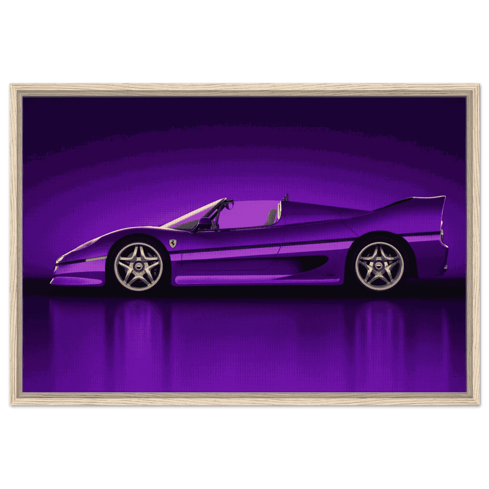Ferrari F50 Framed Canvas Wall Art - Vibrantwalls