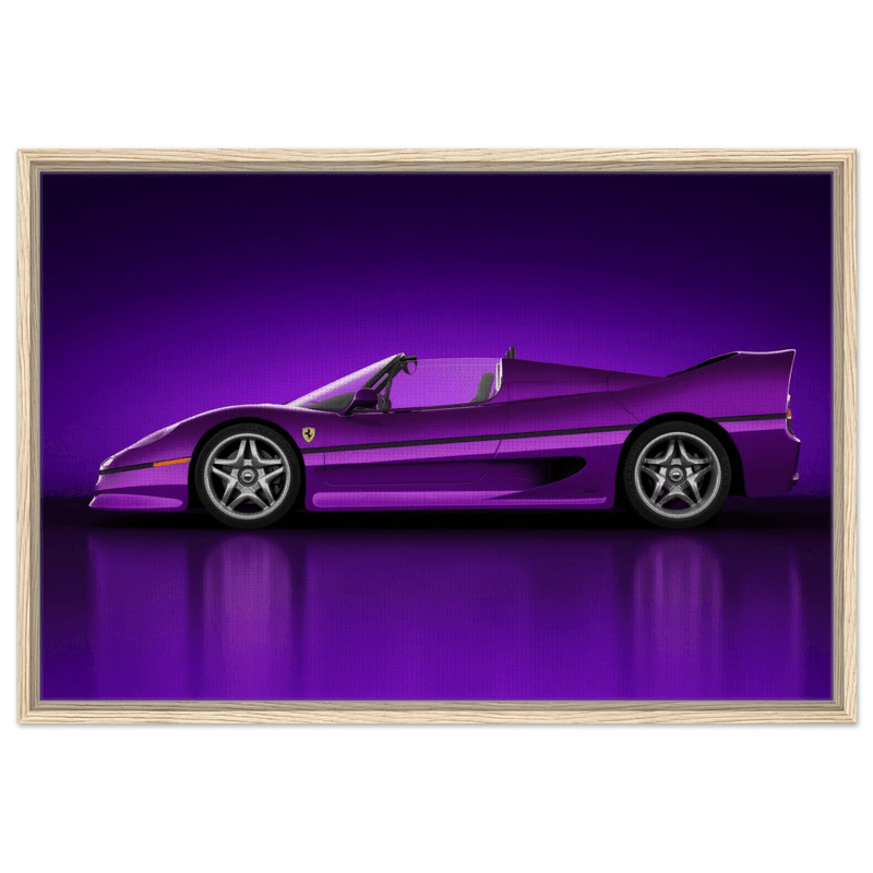 Ferrari F50 Framed Canvas Wall Art - Vibrantwalls