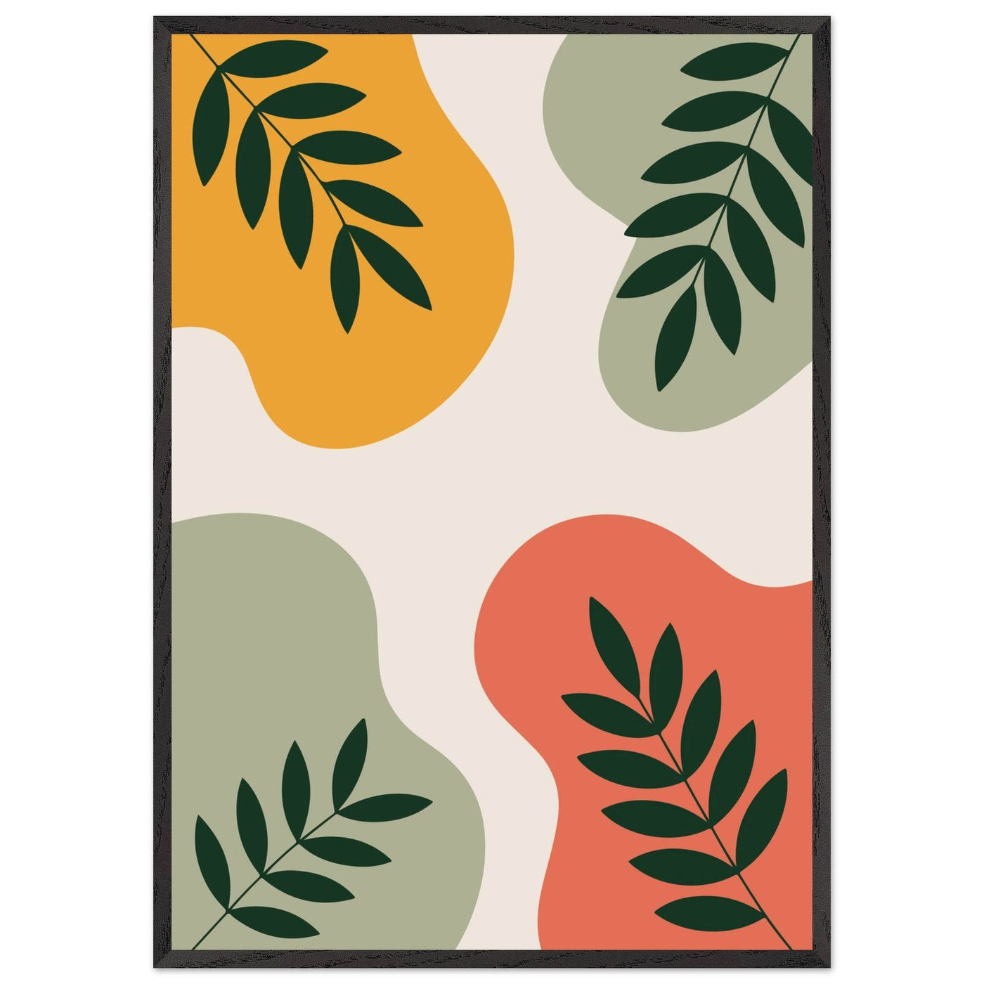 Abstract Botanical Art - Vibrantwalls