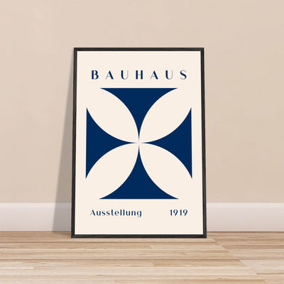 Bauhaus Exhibition 1919 - Navy Cream - Vibrantwalls