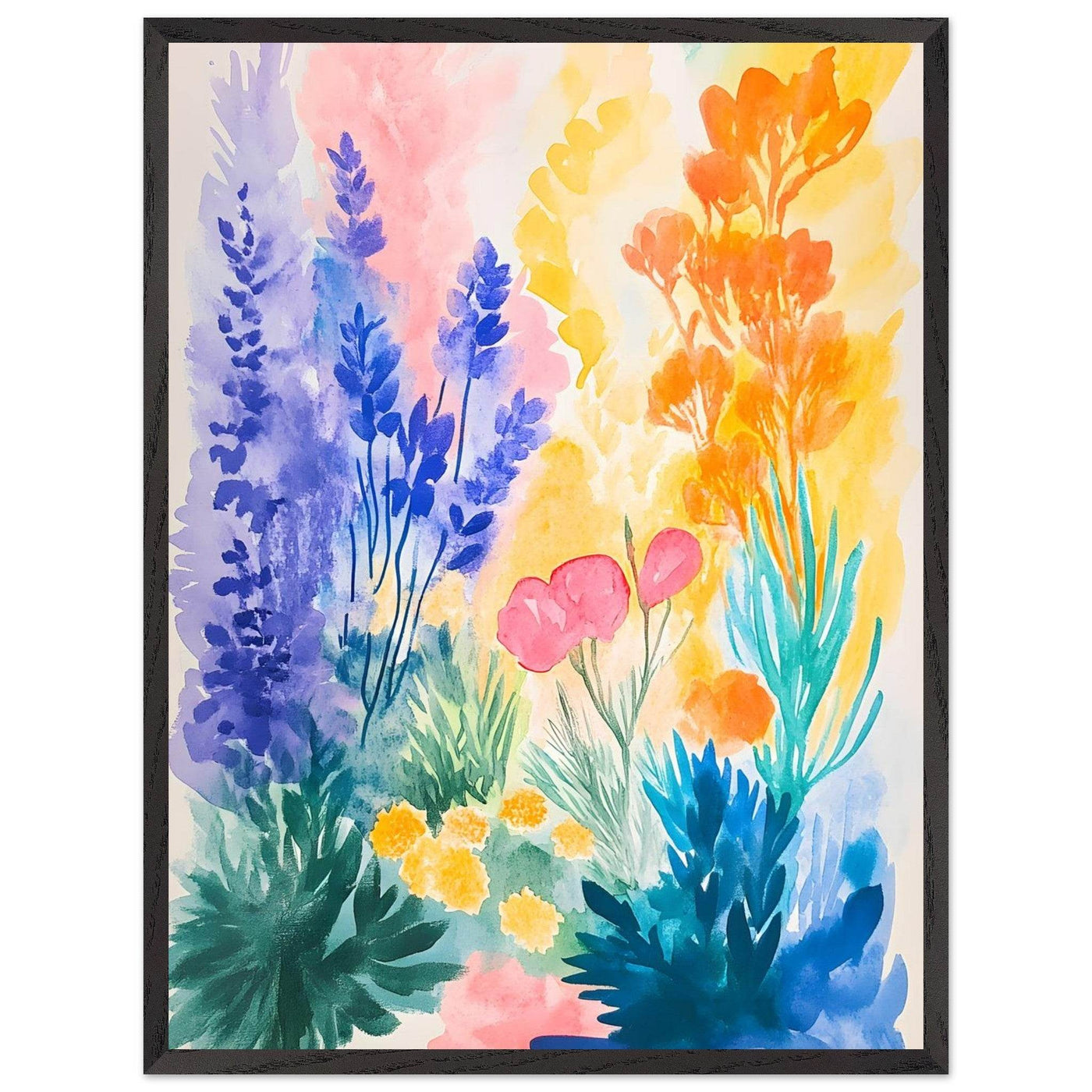 Abstract Floral Garden Matisse - Vibrantwalls