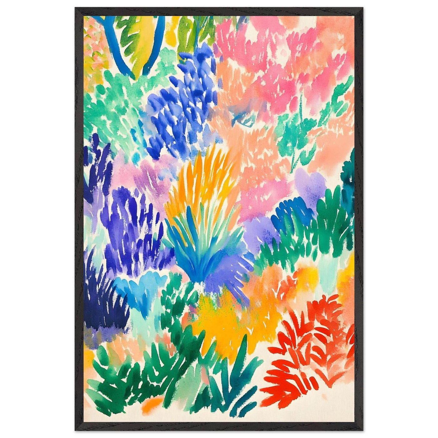 Matisse-Abstract Floral - Vibrantwalls