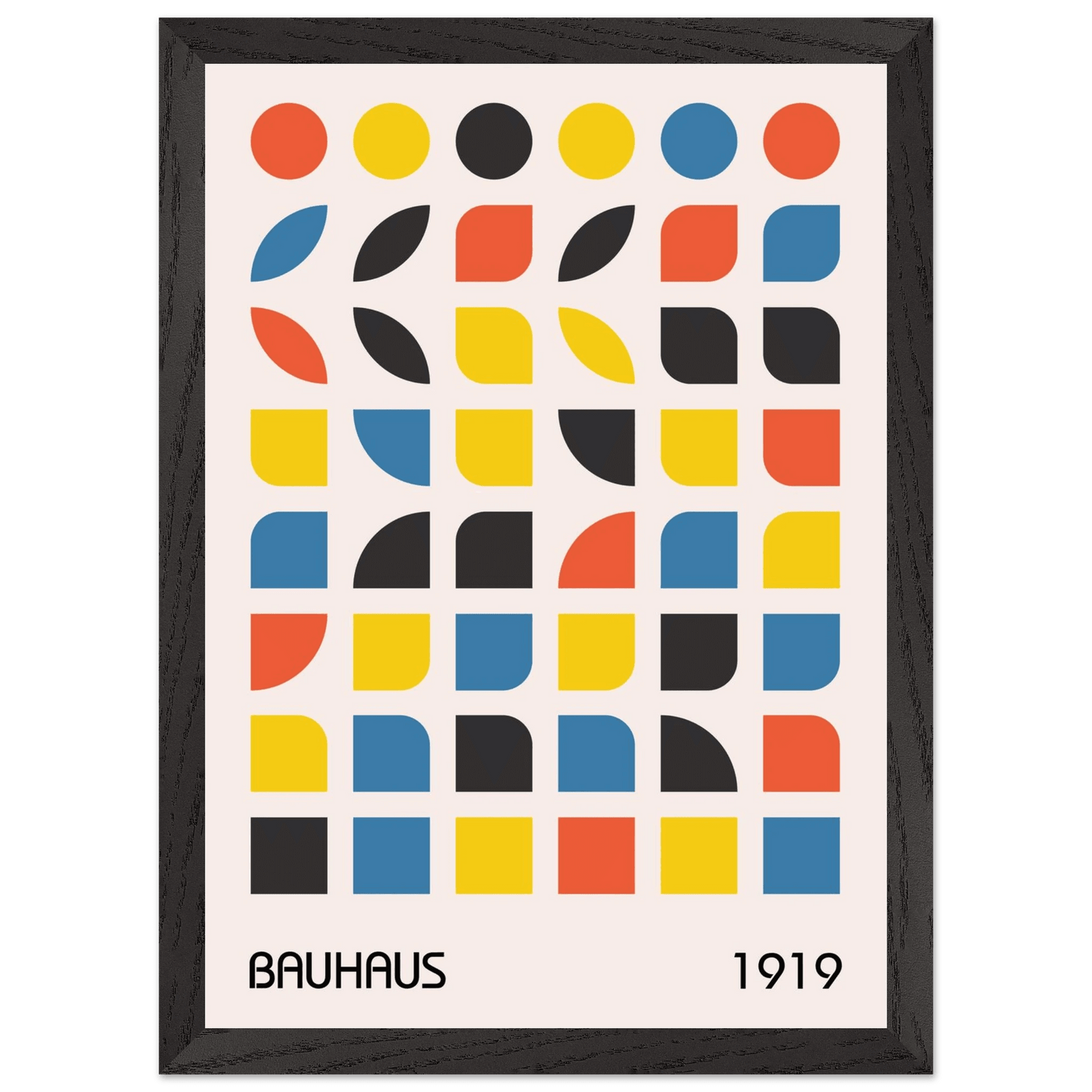 Bauhaus 1919 Geometric Abstract - Vibrantwalls